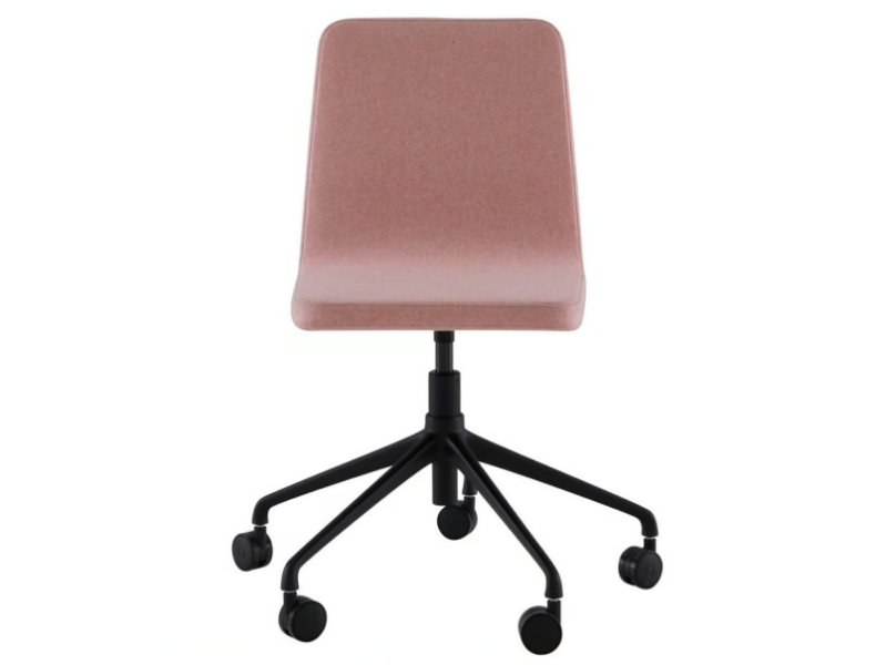 VIK - Swivel fabric office chair with castors with 5-Spoke base by Ligne Roset
