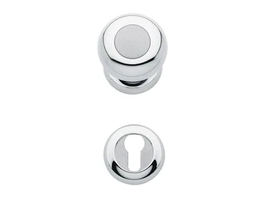 ELIKA - Classic style metal door knob with lock by LINEA CALI'