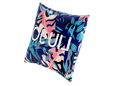 Cushion - Square fabric cushion with floral pattern by Liu Jo Living Collection