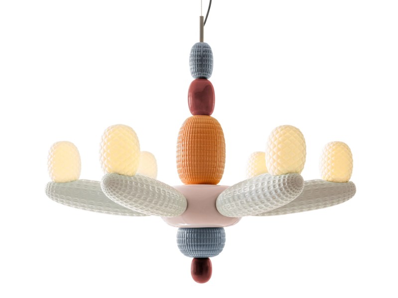 AFLOAT - LED porcelain pendant lamp by Lladró