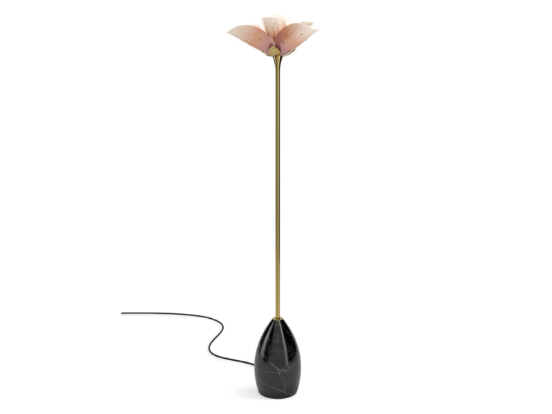 BLOSSOMS - Metal floor lamp by Lladró
