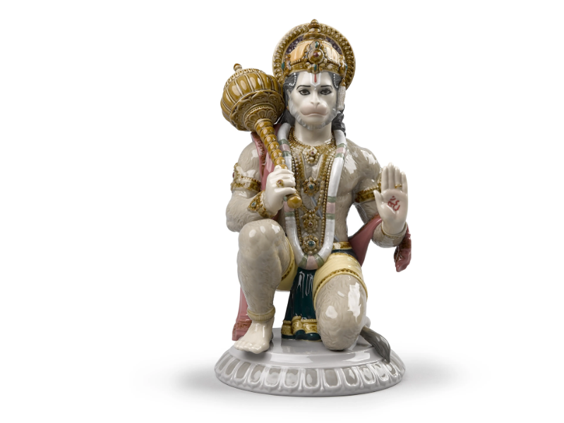 HANUMAN - Porcelain decorative object by Lladró