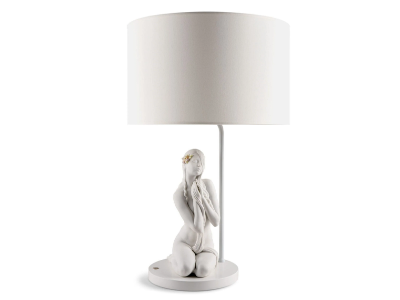 INNER PEACE - Porcelain table lamp by Lladró
