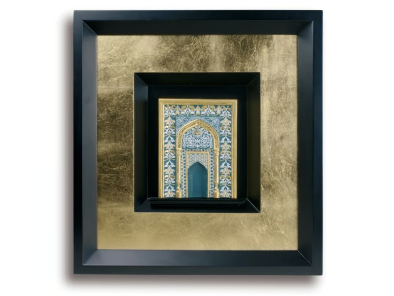 MIHRAB - GREEN - Porcelain Painting by Lladró