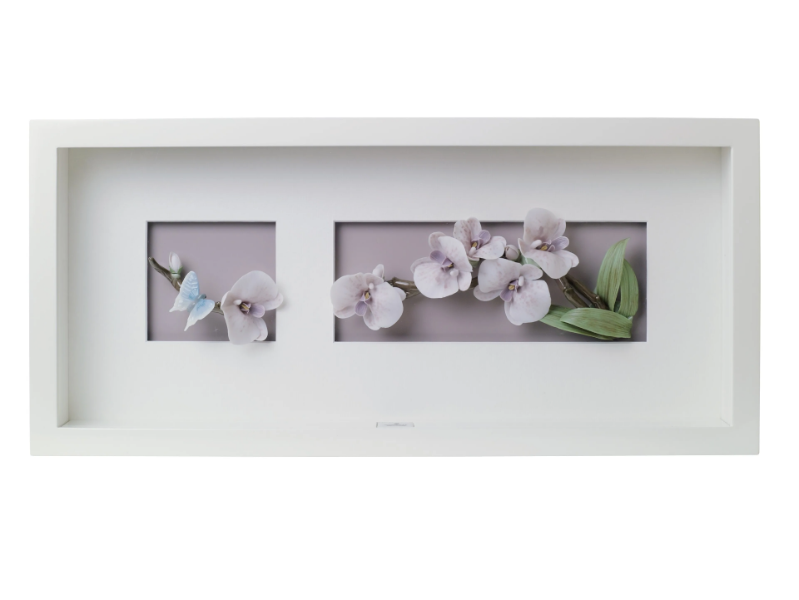 NATURAL ORCHIDS - Painting by Lladró
