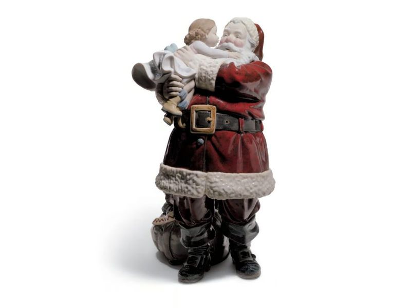 SANTA I'VE BEEN GOOD! - Porcelain decorative object by Lladró