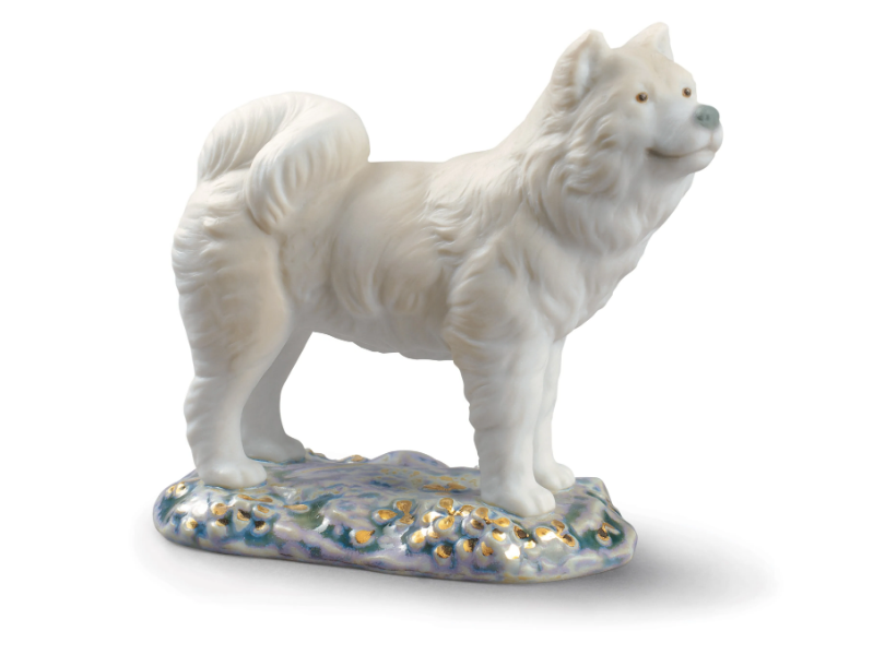 THE DOG MINI - Porcelain decorative object by Lladró