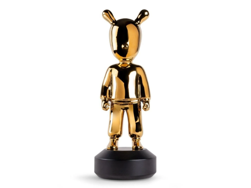 THE GOLDEN GUEST - BIG - Porcelain decorative object by Lladró
