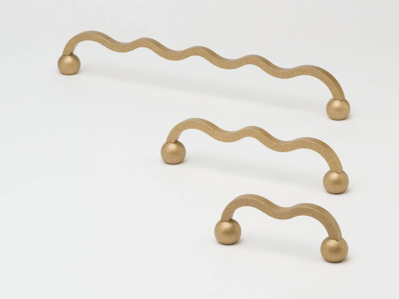 CAPRI - Brass furniture handle by Lo & Co Interiors