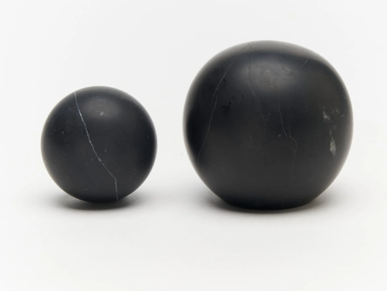 HUBBLE - Nero Marquina marble furniture knob by Lo & Co Interiors