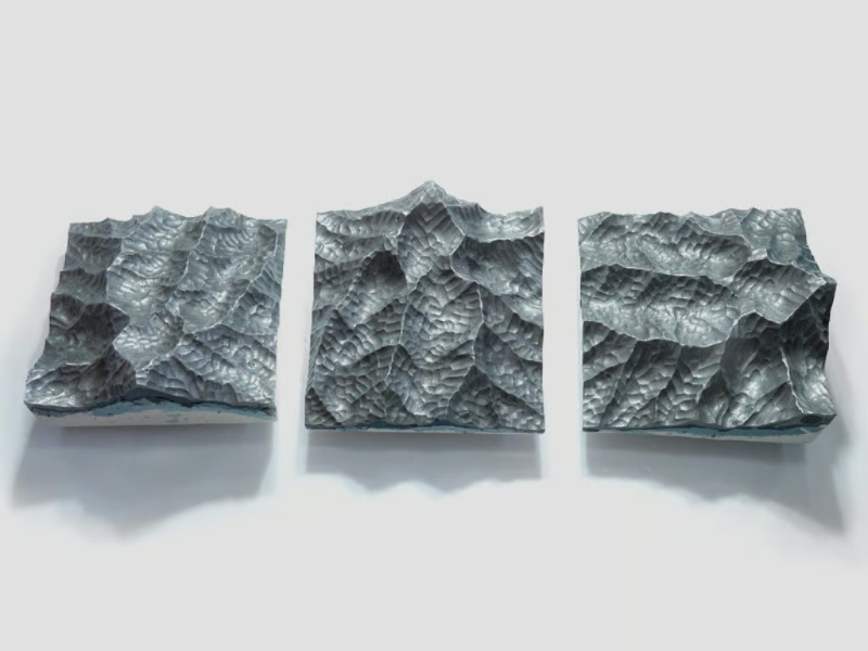 MOUNTAINS IRON - Decorative panel / sculpture by LO Contemporary