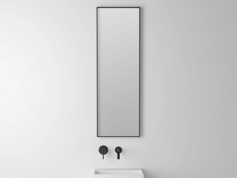 LUXE - Rectangular framed wall-mounted mirror by LUSSO