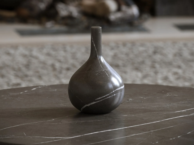 ROSA - Pietra Grey marble decorative object by LUSSO