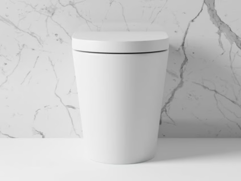 SENZA - Rimless Floor mounted ceramic toilet by LUSSO