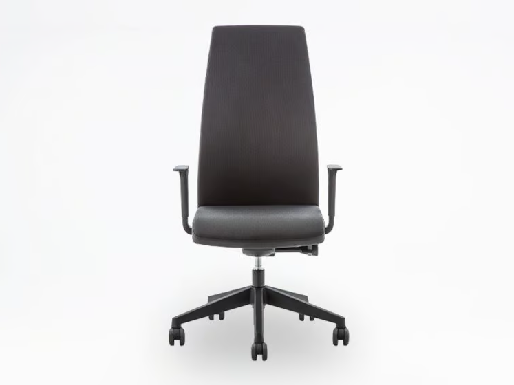 SMARTOFFICE - Swivel height-adjustable office chair with castors by Luxy