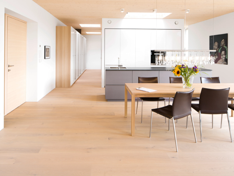 OAK CHARACTER - WHITE OIL - Oak flooring by Mafi