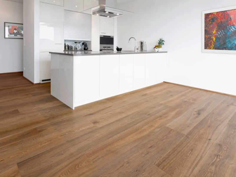 OAK VULCANO MEDIUM - NATURAL OIL - Oak flooring by Mafi