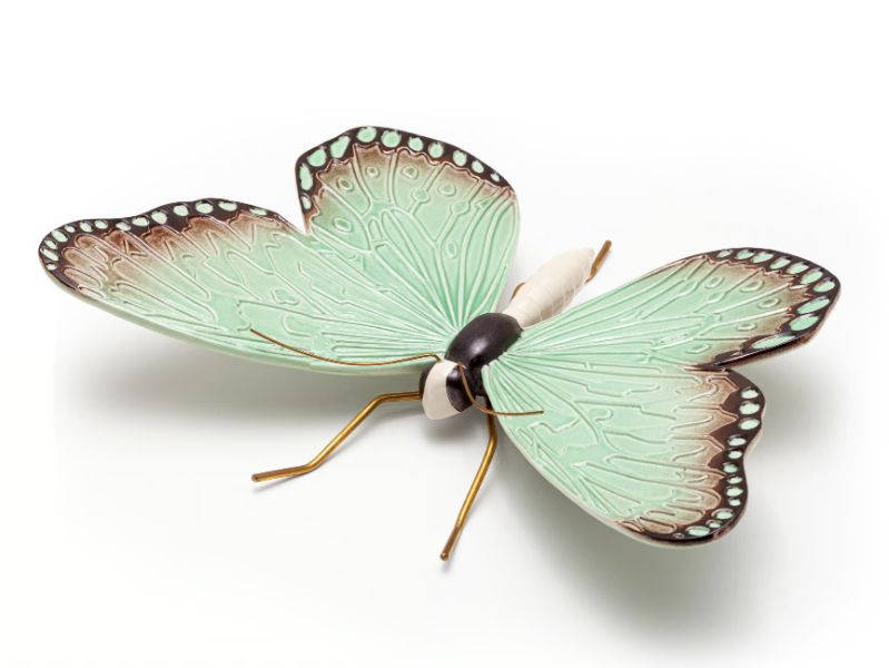 BUTTERFLIES ASIAN - Ceramic decorative object by Mambo Unlimited Ideas