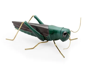GRASSHOPPER GREEN - Ceramic decorative object by Mambo Unlimited Ideas