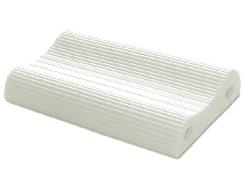 SOIA MED - Rectangular memory foam cervical pillow by Manifattura Falomo