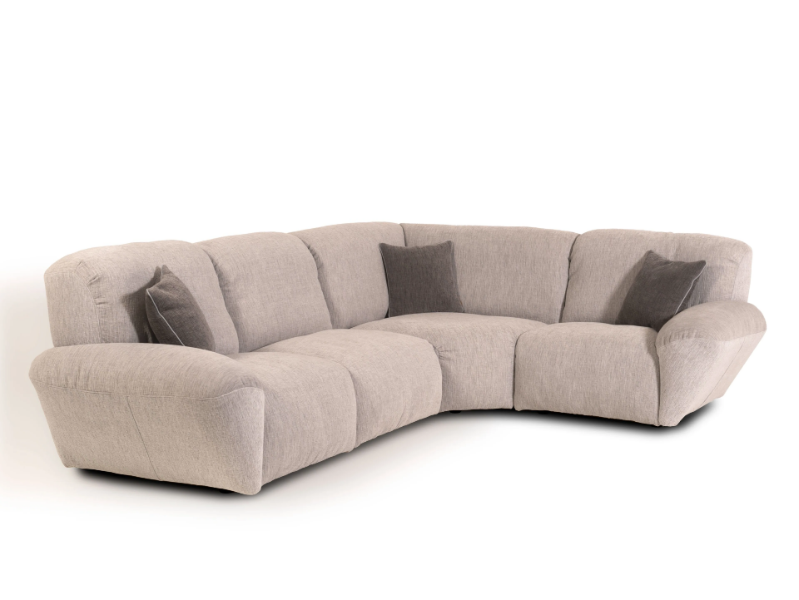 BELUGA - Corner sectional fabric sofa by Mantellassi 1926