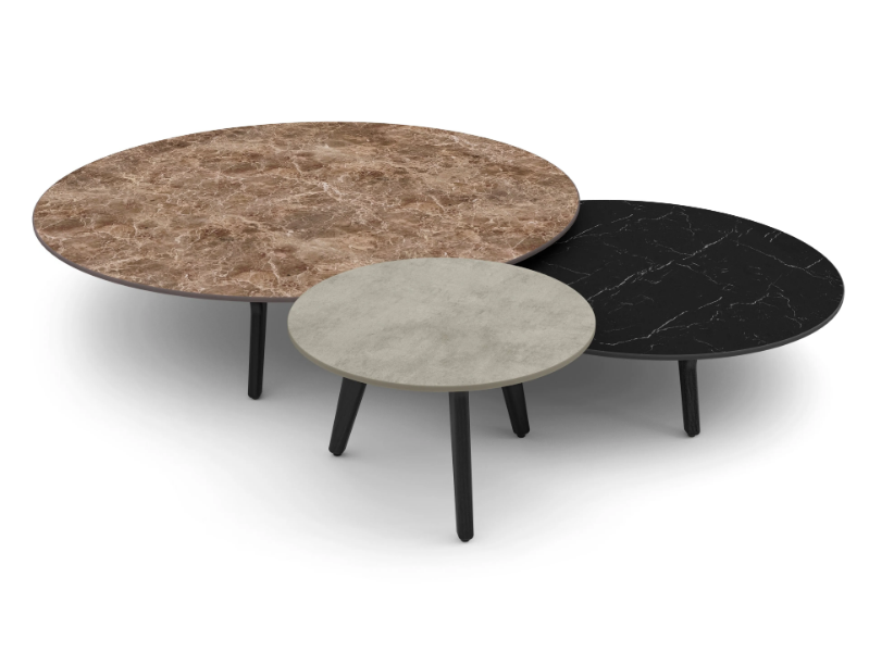 TORSA - Ceramic garden side table by MANUTTI