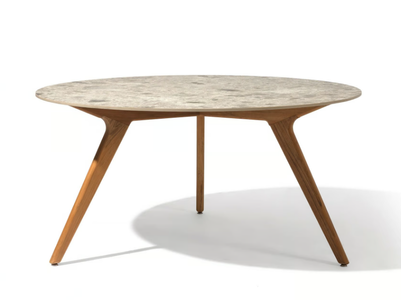 TORSA - Round ceramic high table by MANUTTI