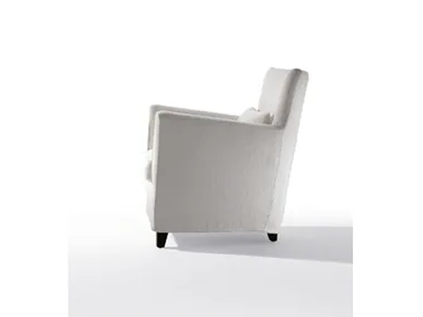 MORGANA - Fabric armchair with armrests by Marac