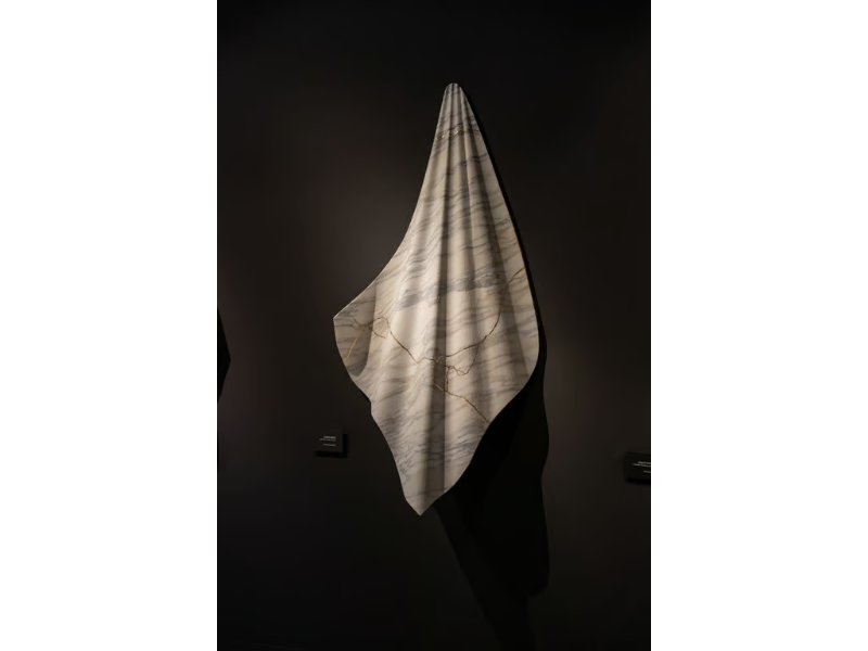 VELATA DRAPES - Marble wall decor item by MARGRAF