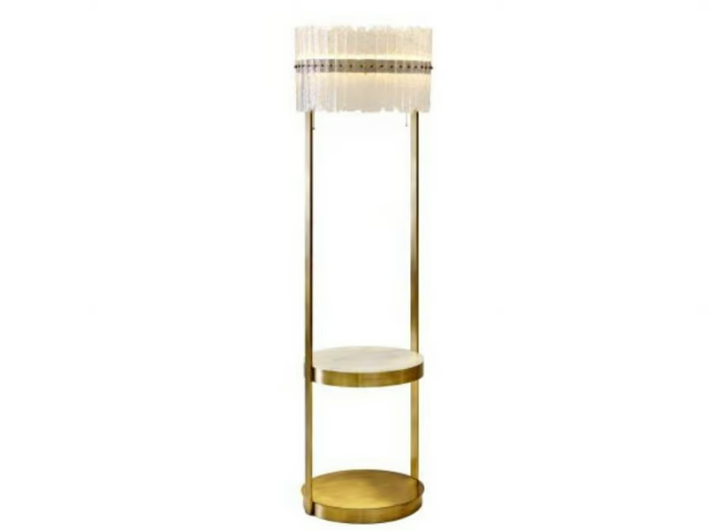 JOSEPHINE - LED brass floor lamp by Marioni
