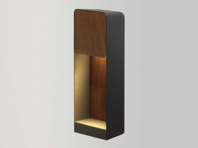 LAB - Outdoor aluminium and wood steplight by Marset