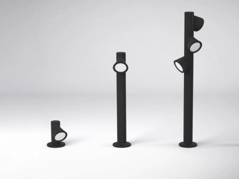 BRUCO - LED aluminium floor lamp by Martinelli Luce