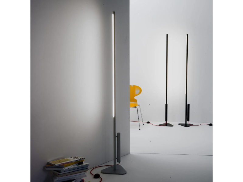 COLIBRÌ - LED Anodized aluminium floor lamp by Martinelli Luce