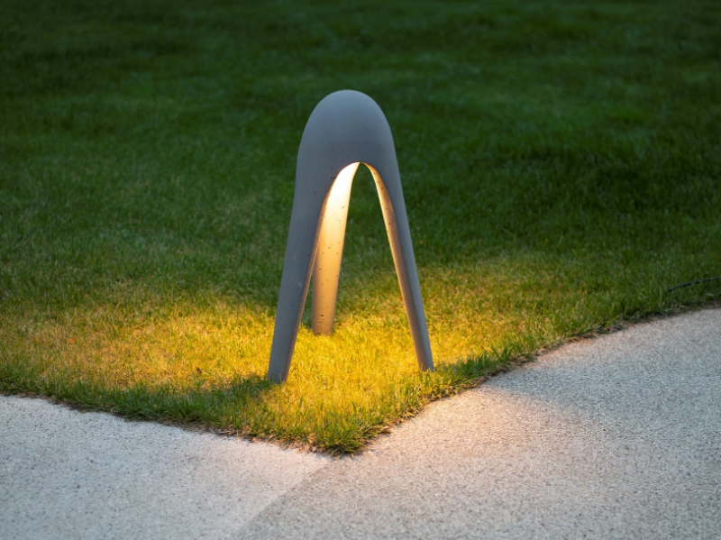 CYBORG OUTDOOR - LED fiber cement bollard light by Martinelli Luce