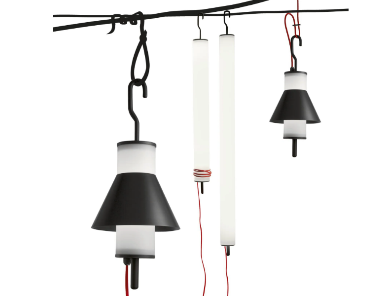 PISTILLO OUTDOOR - Methacrylate outdoor pendant lamp by Martinelli Luce