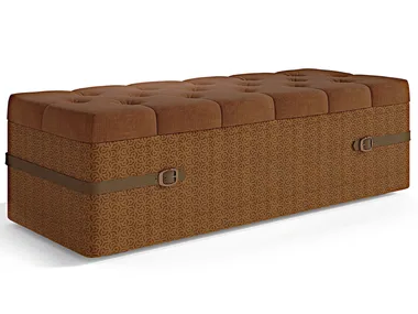 BELT - Rectangular fabric pouf by Martini Interiors