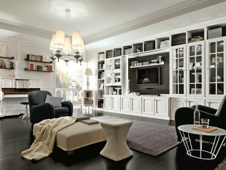 CONVIVIO - Custom storage wall by Martini Interiors