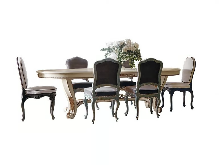 GREGORY - Extending solid wood dining table by Martini Interiors