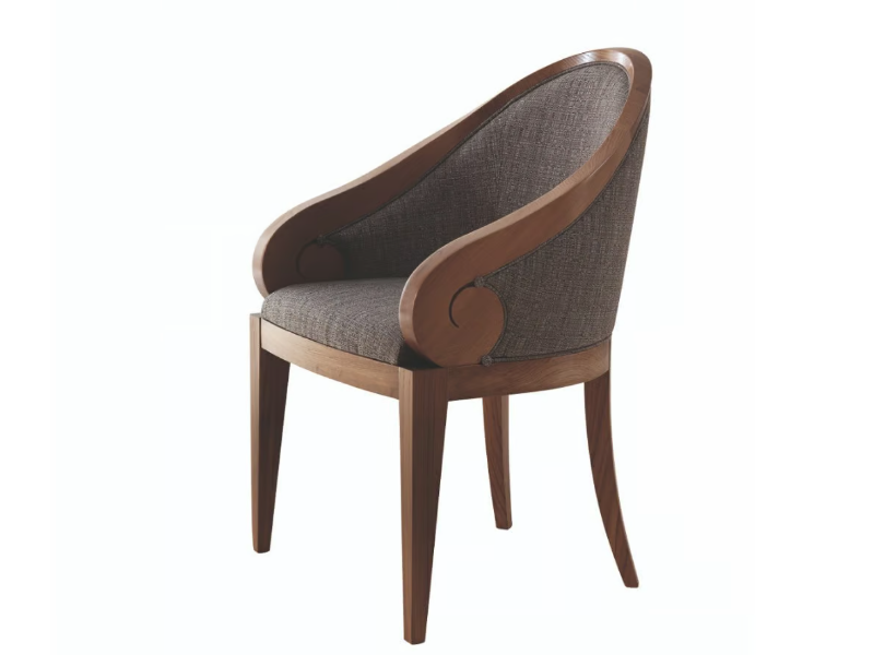 SEAN - Solid wood chair with armrests by Martini Interiors