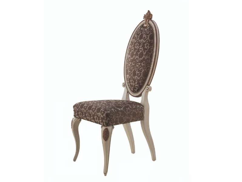 YUL - Medallion fabric chair with integrated cushion by Martini Interiors
