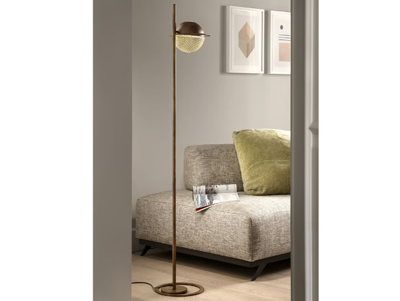 IGLÙ STL1 - LED metal floor lamp by Masiero