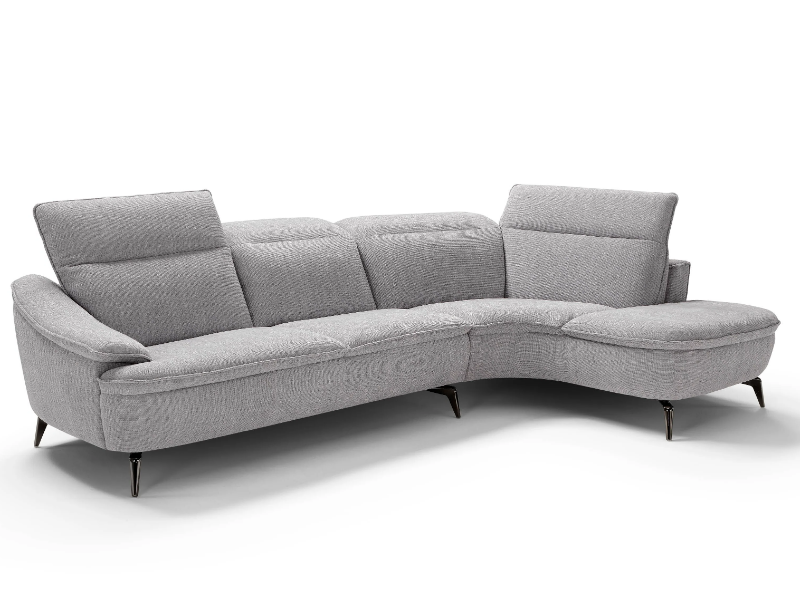 MEDEA - Corner sectional fabric sofa by Max Divani