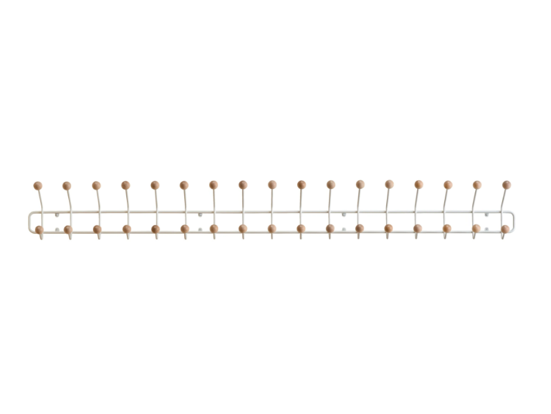 BILL HORIZONTAL XL - Wall-mounted painted metal coat rack by Maze