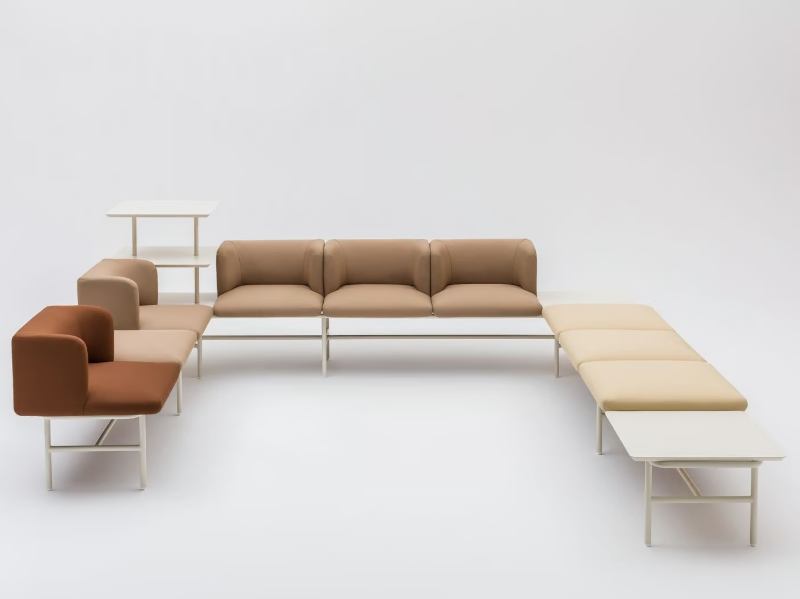 AGORA - Modular sectional fabric sofa by Mdd