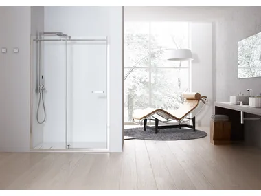 SOLODOCCIA® PB1 - Niche shower cabin with hinged door by MEGIUS