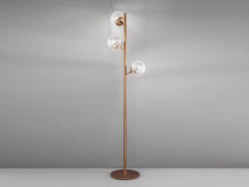 GLOBAL H 170 - Metal floor lamp by Metal Lux