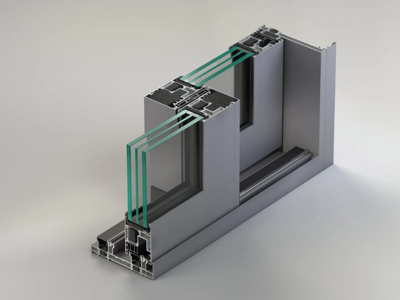 NC-S 170 HES - Aluminium patio door by METRA Building