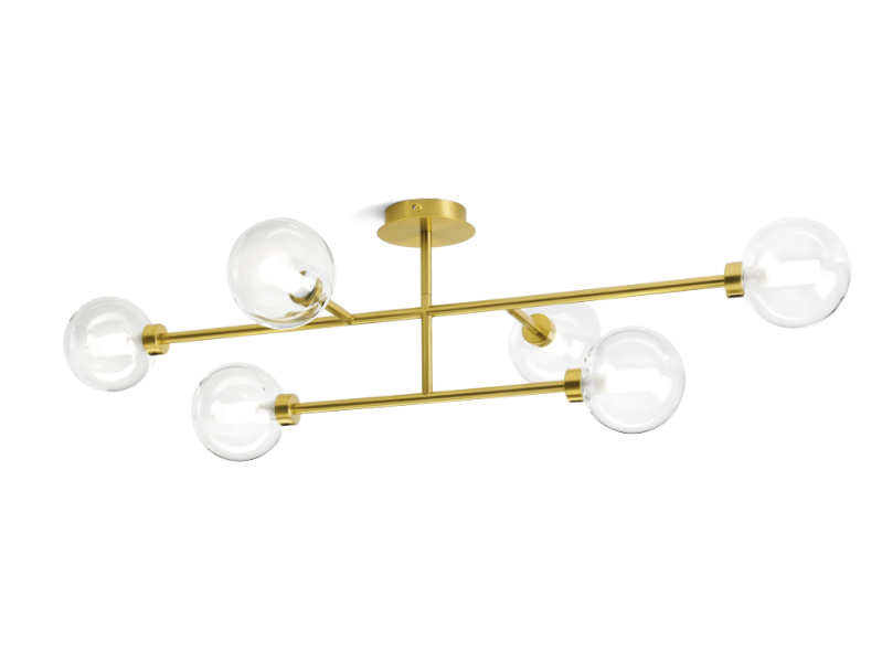 DOM 6 - Borosilicate glass ceiling lamp by Miloox