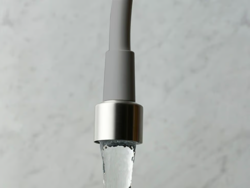 KAY 0200 - G6F - Stainless steel and PVC handshower with hose for shower by MINA