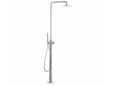 STIRIANA 60802500T - Floor standing stainless steel shower panel with hand shower by MINA